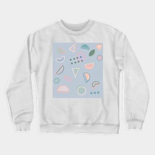 Geometric Abstraction Crewneck Sweatshirt